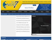 Tablet Screenshot of diarionoti7.com.mx